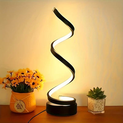 Table lamp, decorative Spiral